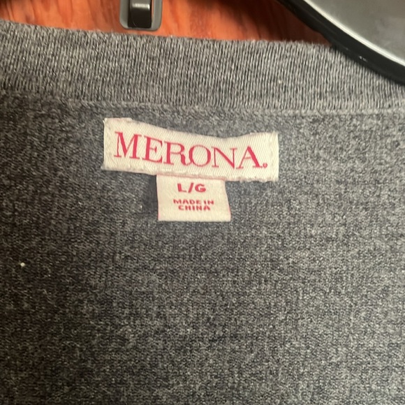 Leopard print button up cardigan NorthCrestdifan size large Merona - Picture 2 of 4